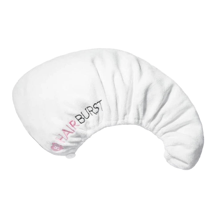 White Hairburst microfibre hair towel
