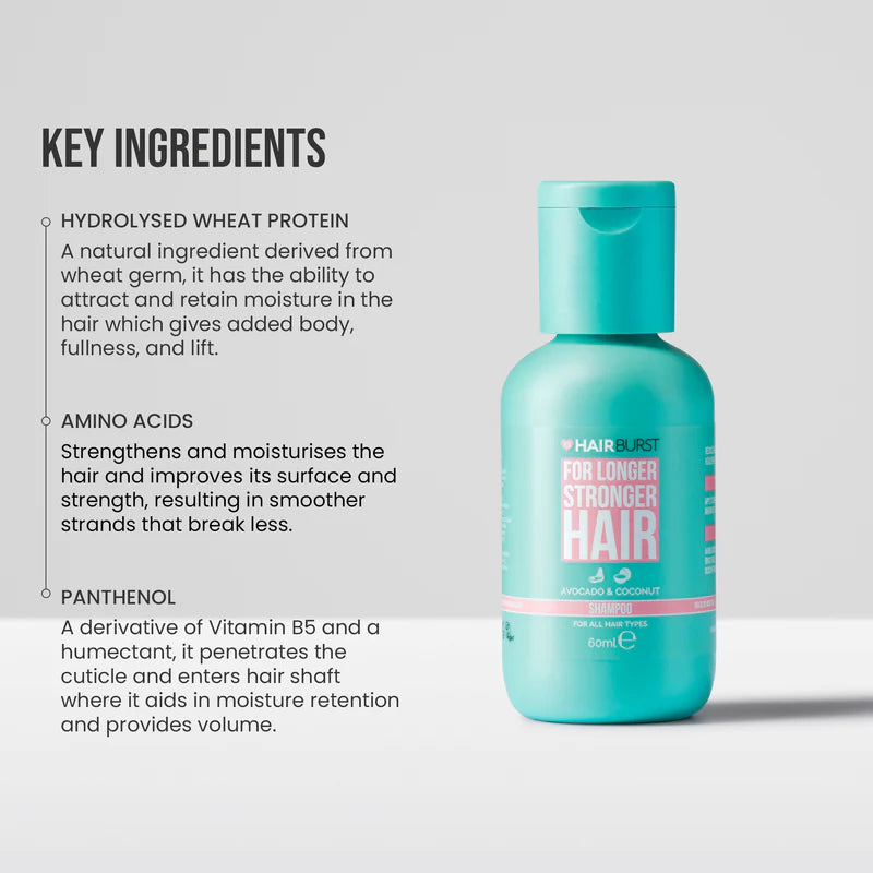 Hairburst shampoo key ingredients