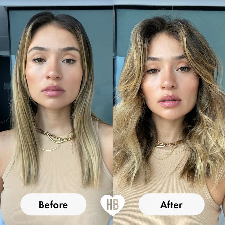 Before and after comparison