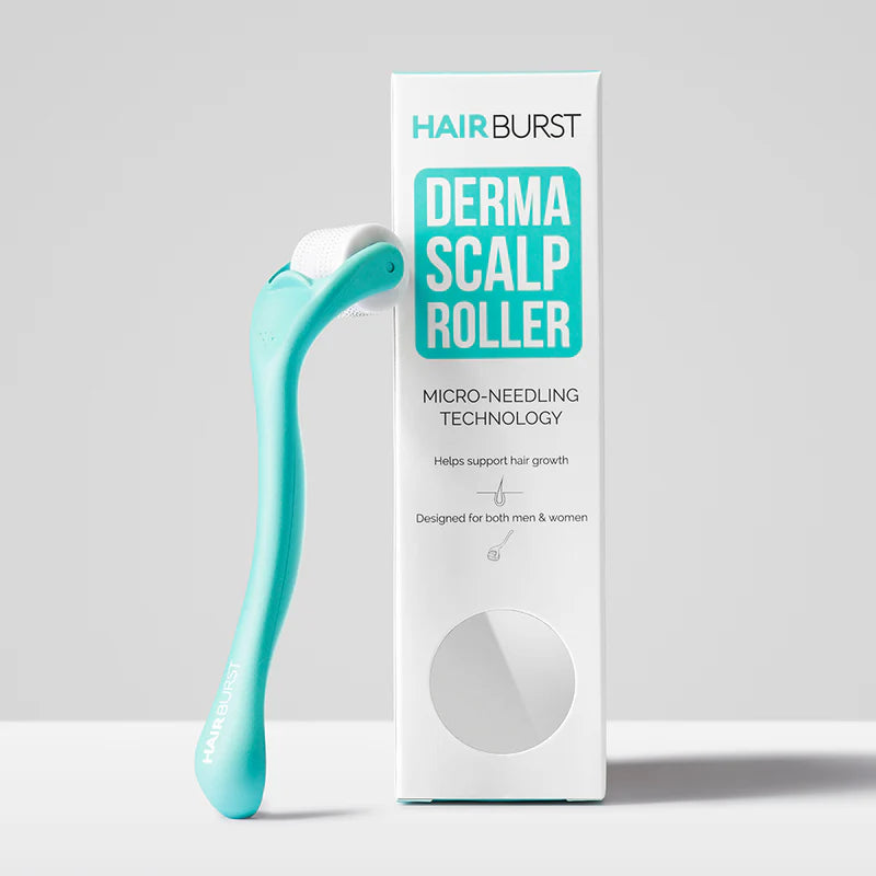 Hairburst Derma Scalp Roller with packaging
