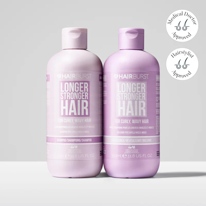 Hairburst shampoo & conditioner for curly and wavy hair