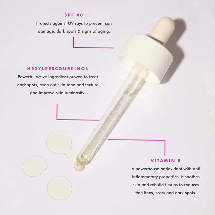 The One That Makes You Glow SPF40 Dark Spot Treatment with Hexylresorcinol